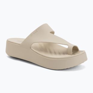 В'єтнамки жіночі Crocs Getaway Platform Toe Loop sandstone
