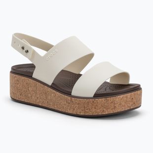 Сандалі жіночі Crocs Brooklyn Cork Low Wedge chalk