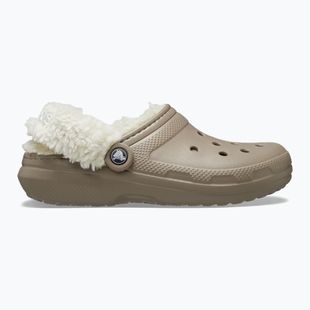 Шльопанці Crocs Classic Fleece Lined mushroom