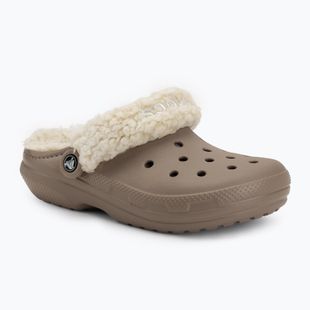 Шльопанці Crocs Classic Fleece Lined mushroom