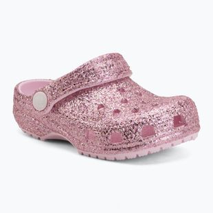 Шльопанці дитячі Crocs Classic Chunky Glitter 211940 pink milk