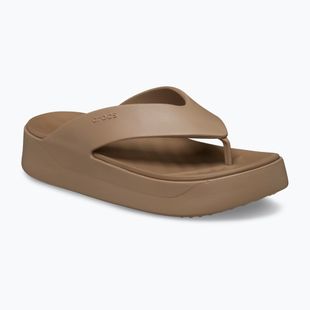 В'єтнамки жіночі Crocs Gateway Platform milk chocolate