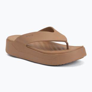 В'єтнамки жіночі Crocs Gateway Platform milk chocolate