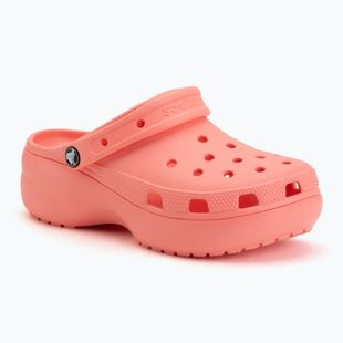 Шльопанці жіночі Crocs Classic Platform Clog guava