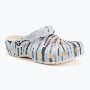 Шльопанці Crocs Classic Tie Dye chalk/multi