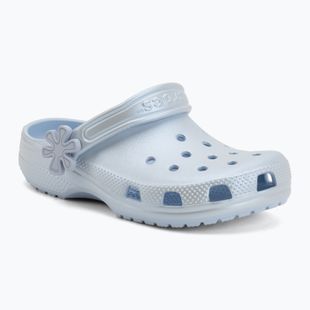 Шльопанці дитячі Crocs Classic Pearl Shine blue frost