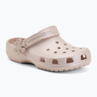 Шльопанці дитячі Crocs Classic Pearl Shine quartz