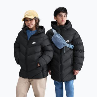 Куртка утеплена дитяча Nike Sportswear All Day Play black/white