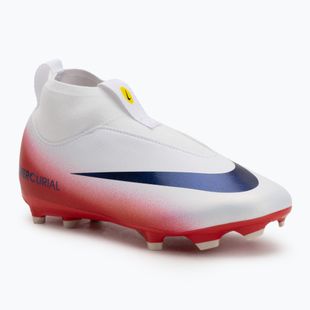 Кросівки футбольні дитячі Nike Mercurial Superfly 10 Academy LV8 FG/MG university red/dark obsidian