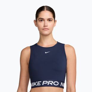 Топ для тренувань жіночий Nike Pro Dri-Fit midnight navy/white