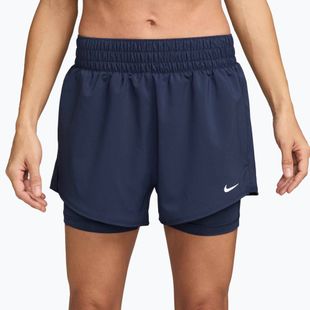 Шорти жіночі Nike One Dri-Fit High-Waisted 3" 2In1 midnight navy