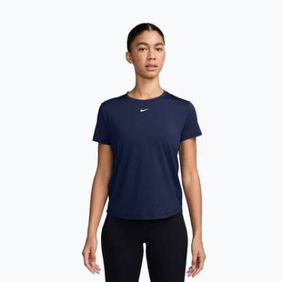 Футболка для тренувань жіноча Nike One Classic Dri-Fit midnight navy/white