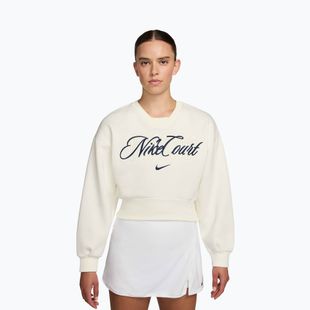 Кофта жіноча Nike Court Collection French Terry Crew Neck sail/midnight navy