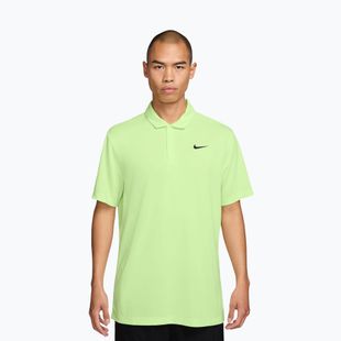 Футболка тенісна чоловіча Nike Court Dri-Fit Polo Solid light liquid lime/black