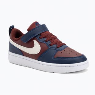 Кросівки дитячі Nike Court Borough Low Recraft dark team red/ssoft pearl/midnight navy