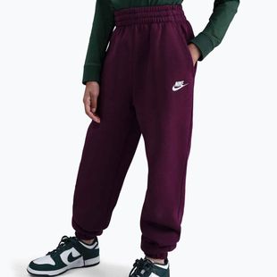 Штани дитячі Nike Sportswear Club Fleece bordeaux/bordeaux/white