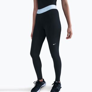 Легінси жіночі Nike Pro 365 Tight black/celestine blue/white