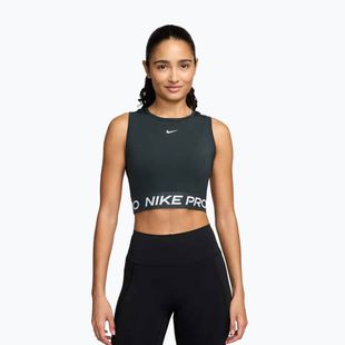 Футболка для тренувань жіноча Nike Pro Dri-Fit seaweed/white