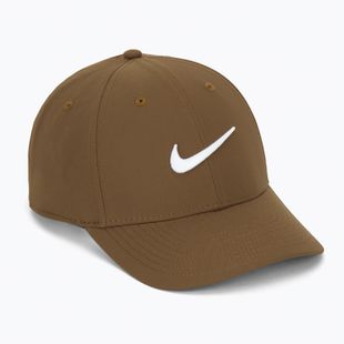 Кепка Nike Dri-FIT Club mosswood brown/white