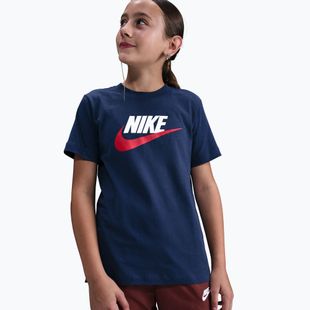 Футболка дитяча Nike Sportswear midnight navy/white