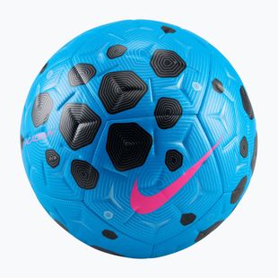 М'яч футбольний Nike Academy blue glow/black/pink blast розмір 5