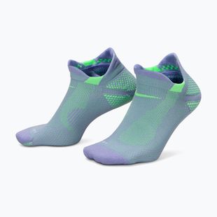 Шкарпетки Nike Running Lightweight No-Show Iron purple/voltage green/voltage green
