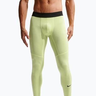 Легінси для тренувань чоловічі Nike Pro Dri-Fit Tight Fitness light liquid lime/black