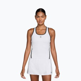 Футболка тенісна жіноча Nike Advantage Dri-Fit Tank white/black
