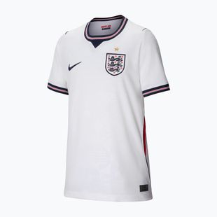 Футболка футбольна дитяча Nike England 2026 Stadium Home white/speed red/obsidian/obsidian