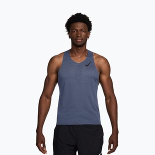 Футболка для бігу чоловіча Nike AeroSwift Dri-Fit ADV diffused blue/black