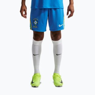 Чоловічі футбольні шорти Nike Brazil 2026 Stadium Home lt photo blue/light mint/white