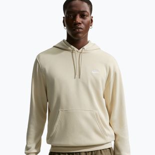 Кофта чоловіча Nike Club French Terry Pullover Hoodie light khaki/light khaki/white