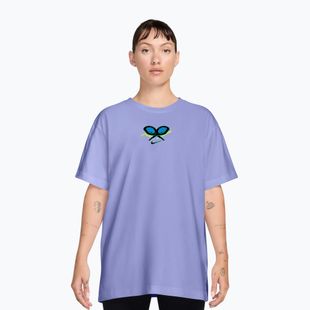 Жіноча тенісна футболка Nike Slam Dri-Fit light thistle
