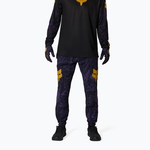 Штани велосипедні чоловічі Fox Racing Ranger Image Print plum