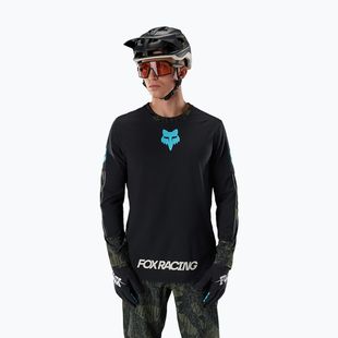 Лонгслів велосипедний чоловічий Fox Racing Defend Thermal Lunar black