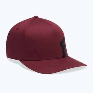 Кепка чоловіча Fox Racing Fox Head X Flexfit dark maroon