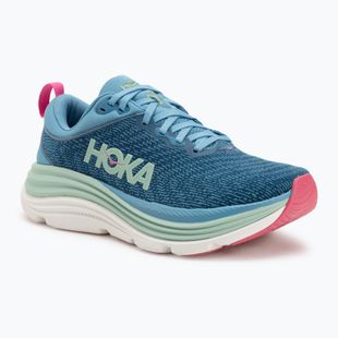 Кросівки для бігу жіночі HOKA Gaviota 5 alpine blue/jadeite