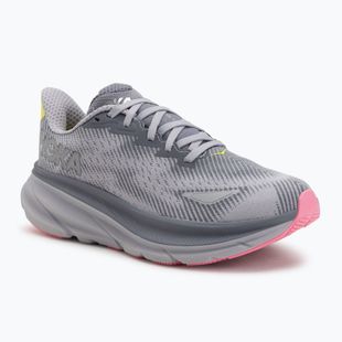 Кросівки для бігу жіночі HOKA Clifton 9 GTXgrey skies/foggy green