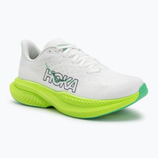 Кросівки для бігу чоловічі HOKA Mach 6 white/neon lime