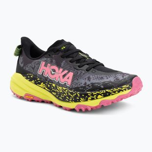 Кросівки для бігу жіночі HOKA Speedgoat 6 black/neon rose