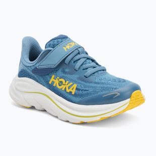 Кросівки для бігу дитячі HOKA Clifton 10 alpine blue/foggy night
