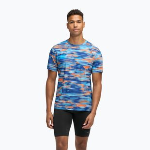 Футболка для бігу чоловіча HOKA Airolite 2.0 blue blurr