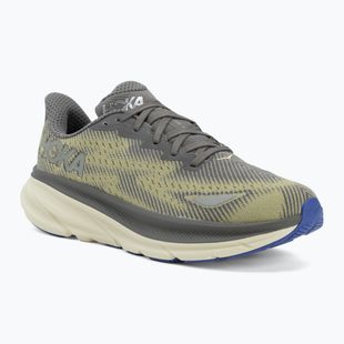 Кросівки для бігу чоловічі HOKA Clifton 9 GTX gravel/eggshell