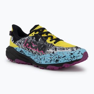 Кросівки для бігу дитячі HOKA Speedgoat 6 electric lemon/black