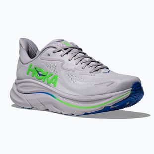 Кросівки для бігу чоловічі HOKA Clifton 10 ash grey/neon green