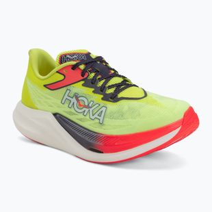 Кросівки для бігу HOKA Rocket X 3 neon yuzu/squid ink
