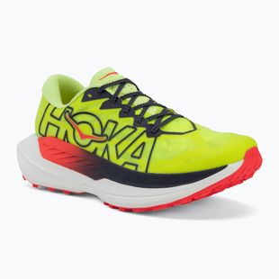Кросівки для бігу чоловічі HOKA Rocket X Trail neon Yuzu/neon flame