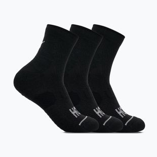 Шкарпетки HOKA Quarter Run Sock 3-Pack black/black/black