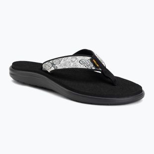 В'єтнамки жіночі Teva Voya enchanted forest black/white