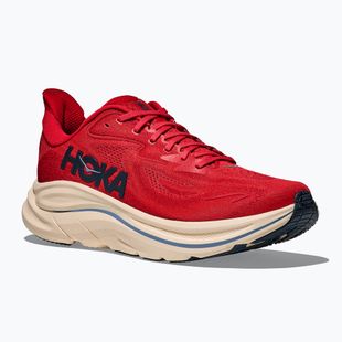 Кросівки для бігу чоловічі Hoka Clifton 10 vermillion/varsity navy